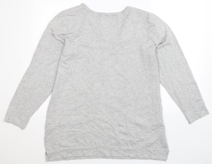 Preworn Womens Grey  Knit Pullover Jumper Size XL