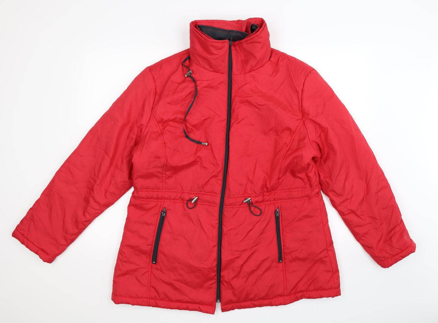 Womens UK Size L Anne De Lancay Red Jacket