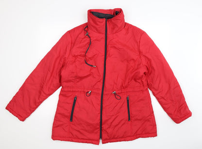 Womens UK Size L Anne De Lancay Red Jacket