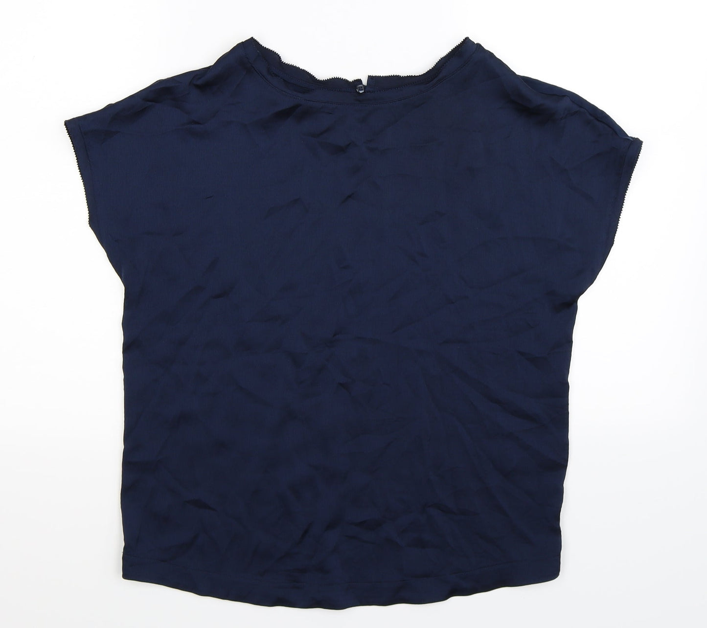 Womens UK Size 8 Marks and Spencer Blue Basic Tank
