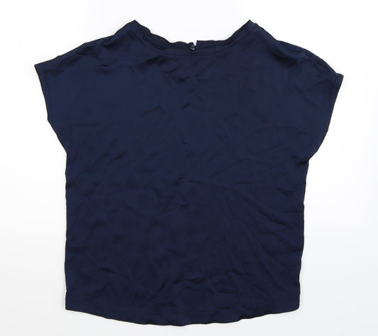 Womens UK Size 8 Marks and Spencer Blue Basic Tank