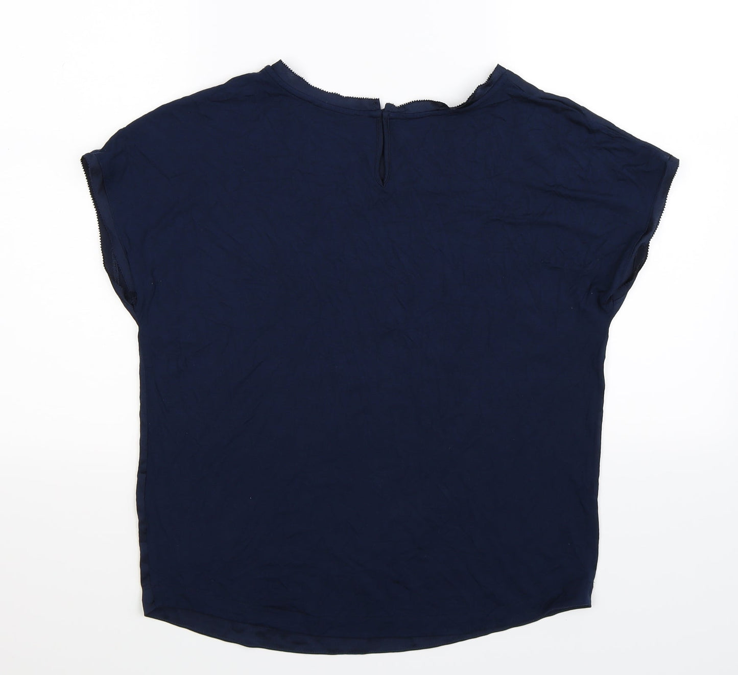 Womens UK Size 8 Marks and Spencer Blue Basic Tank