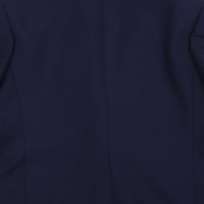 Womens UK Size 12 Preworn Regular Blue Suit Jacket