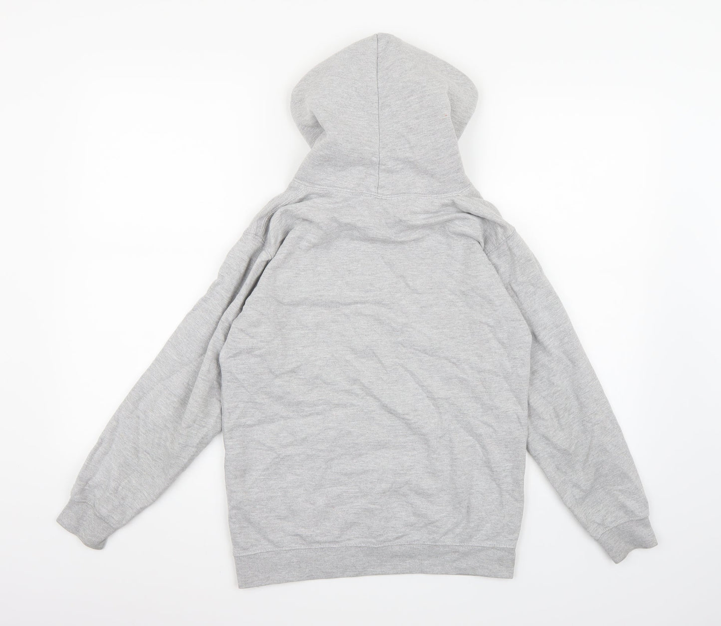 Just Hoods Boys Grey  Jersey Pullover Hoodie Size 12-13 Years  - Durham