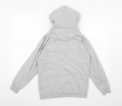 Just Hoods Boys Grey  Jersey Pullover Hoodie Size 12-13 Years  - Durham