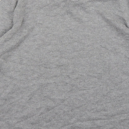 Wallis Womens Grey  Knit Pullover Jumper Size 12