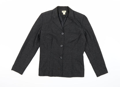 Womens UK Size 10 OPUS Black Jacket