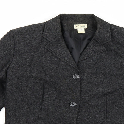 Womens UK Size 10 OPUS Black Jacket