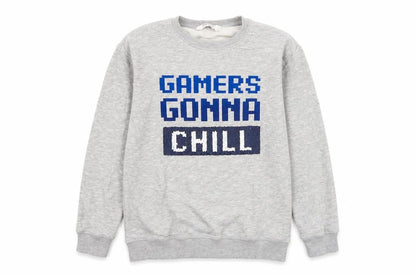 H&M Boys Grey  Jersey Pullover Sweatshirt Size 11 Years