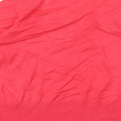 Preworn Womens Pink  Knit Pullover Jumper Size S
