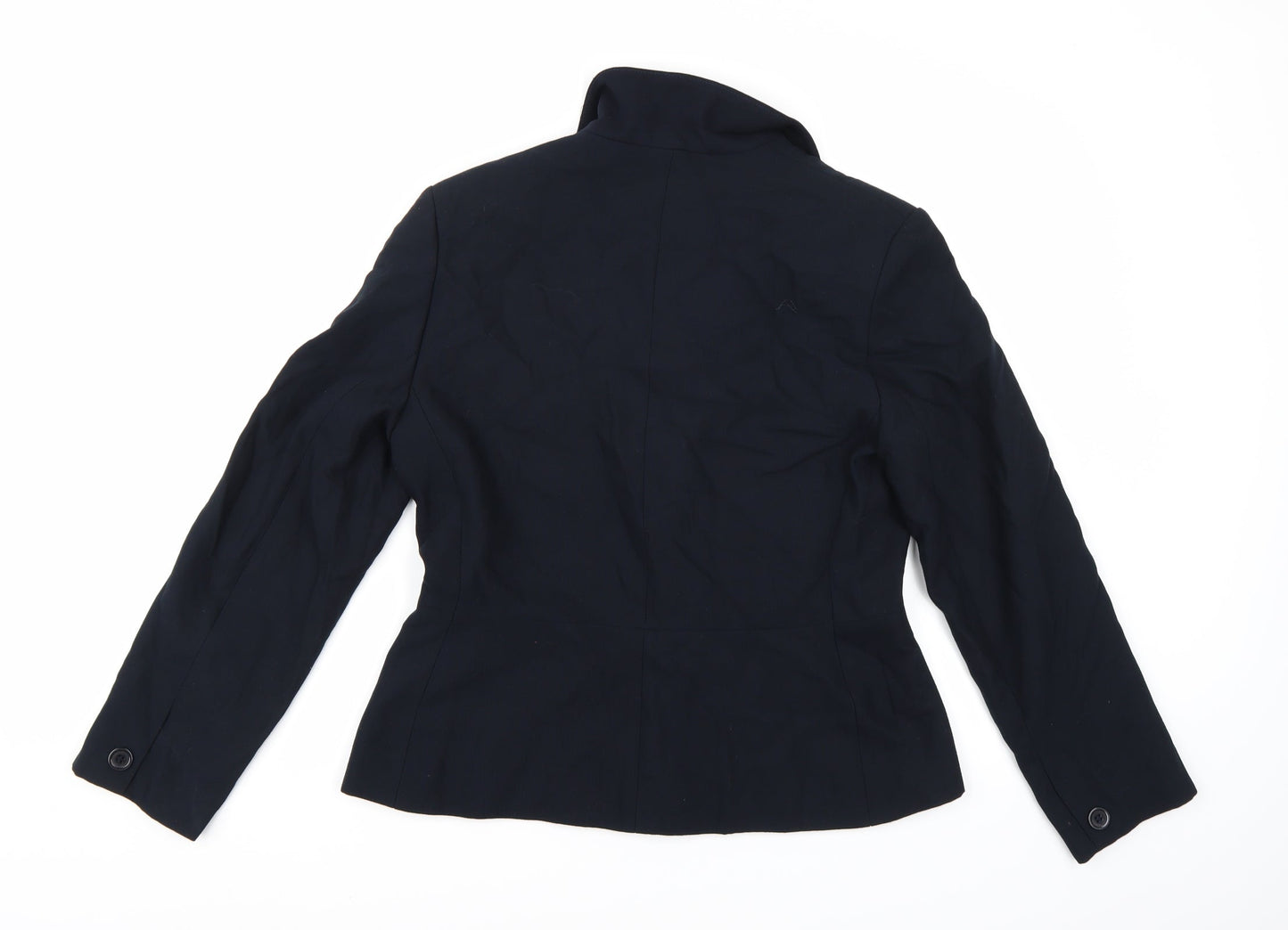 Womens UK Size 12 Equation Regular Blue Blazer