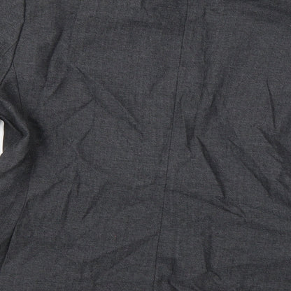 NEXT Womens Grey Herringbone  Jacket Suit Jacket Size 10