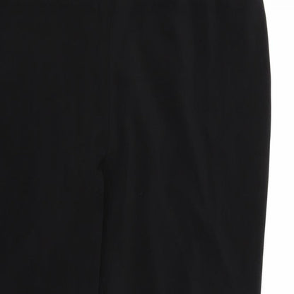 Womens UK Size 18 Preworn Regular Fit  Black Trousers