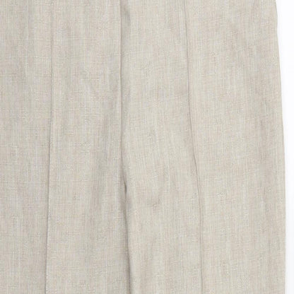 Womens UK Size 12 Papaya Regular Fit  Ivory Trousers