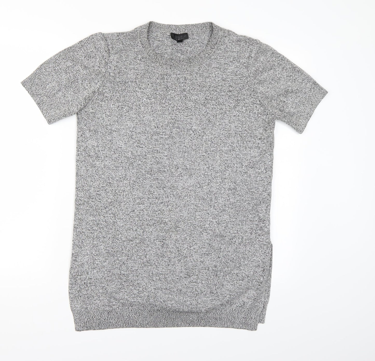 Topshop Womens Grey  Knit Pullover Jumper Size 10