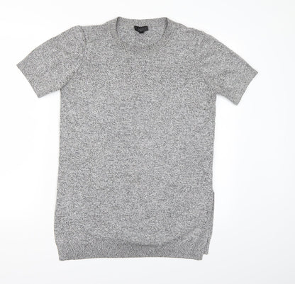 Topshop Womens Grey  Knit Pullover Jumper Size 10