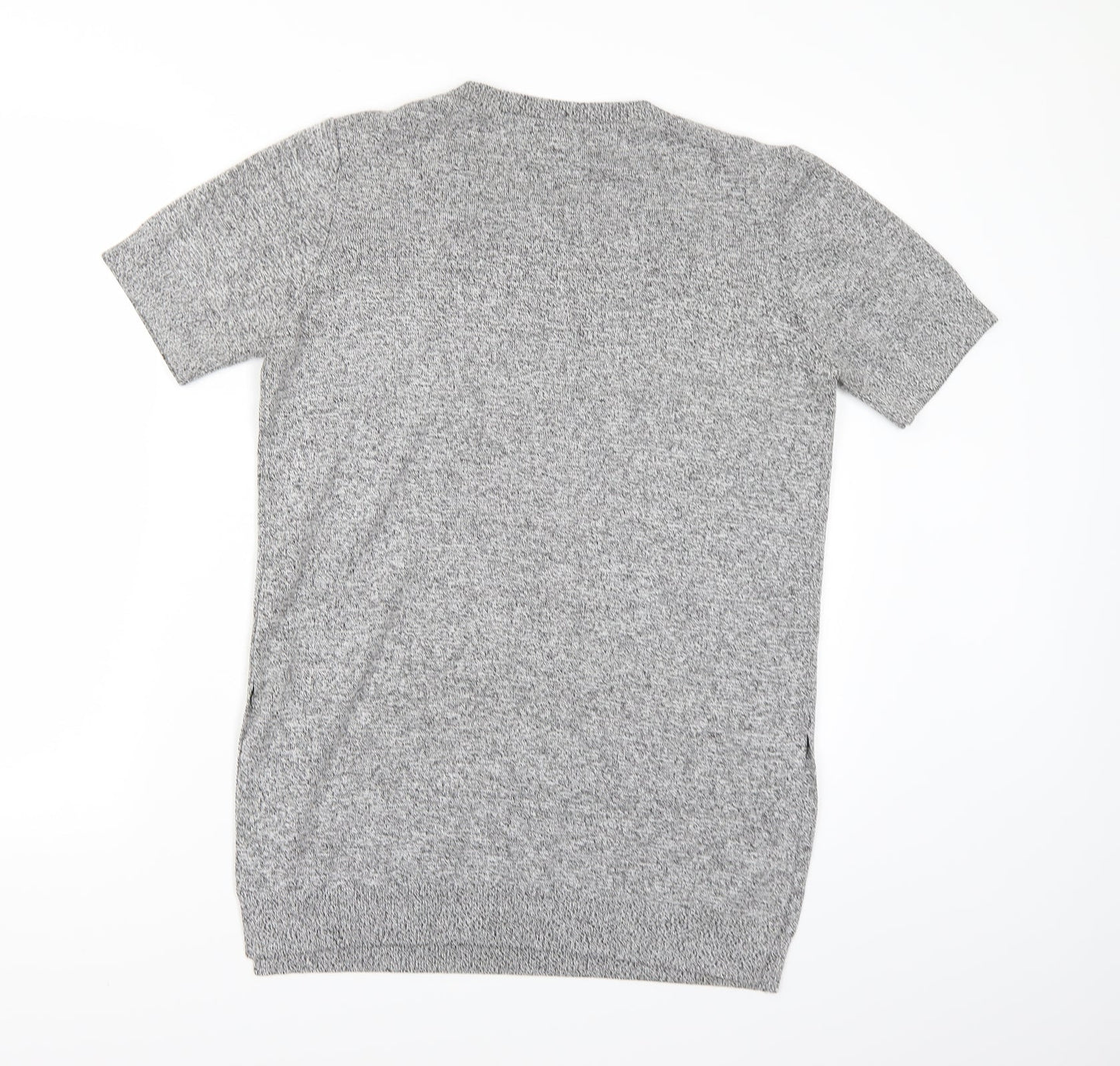 Topshop Womens Grey  Knit Pullover Jumper Size 10