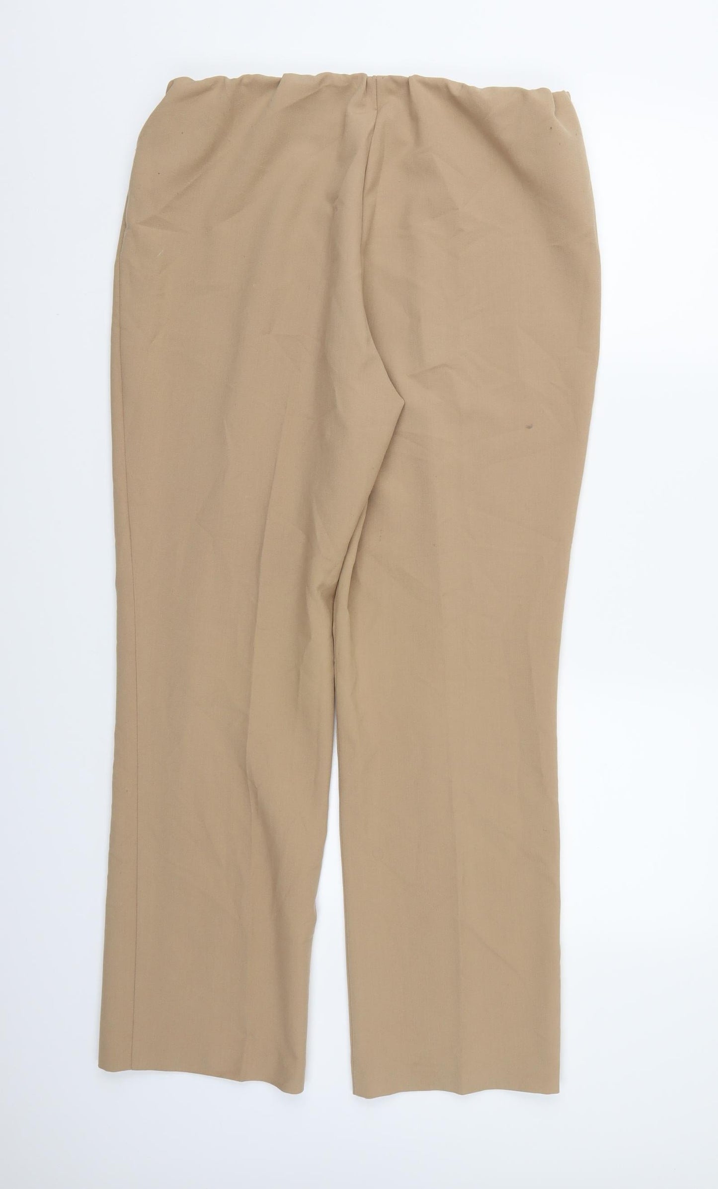Classic Womens Brown   Trousers  Size 14 L28 in