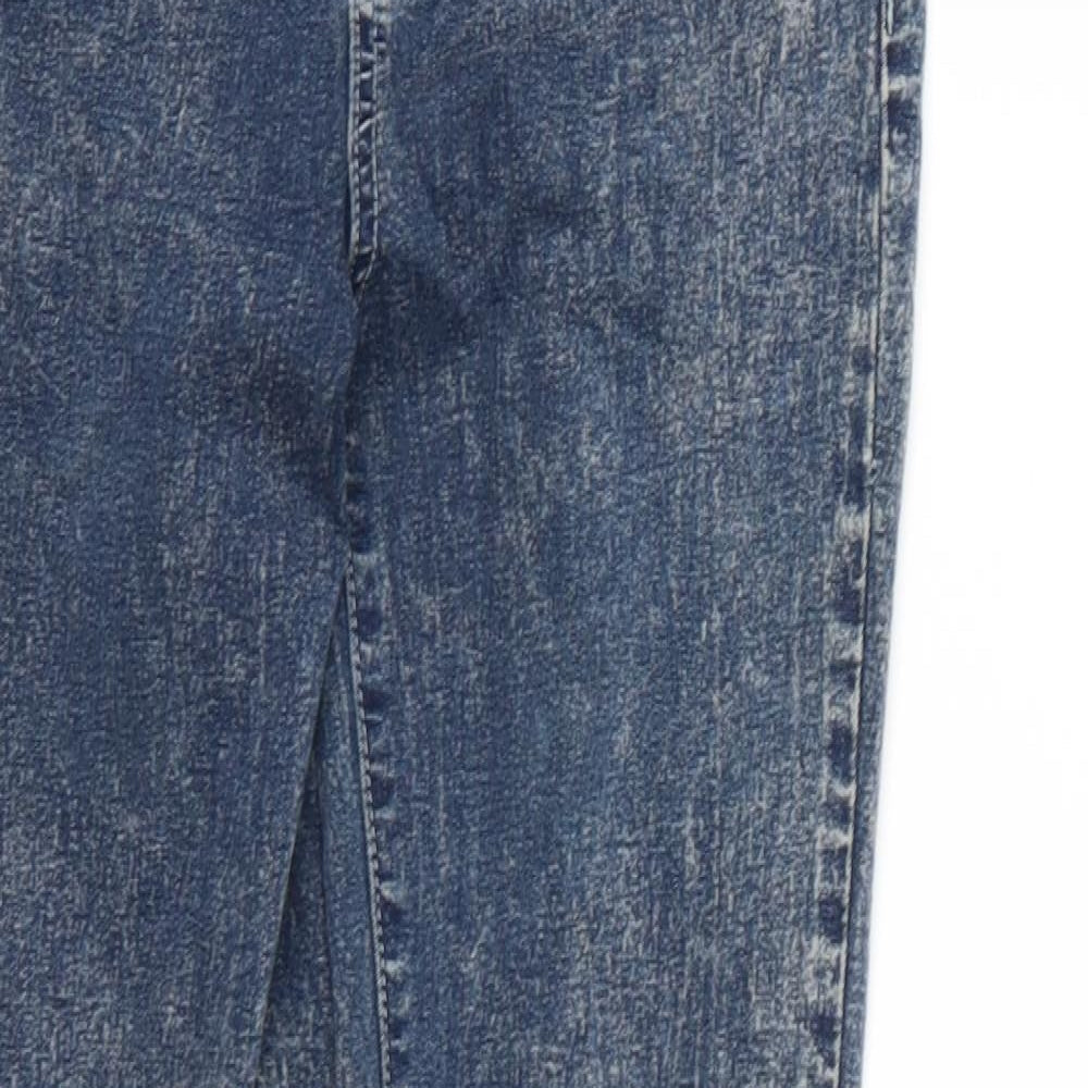 Kylie Girls Blue  Denim Skinny Jeans Size 12 Years - Acid Wash