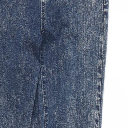 Kylie Girls Blue  Denim Skinny Jeans Size 12 Years - Acid Wash