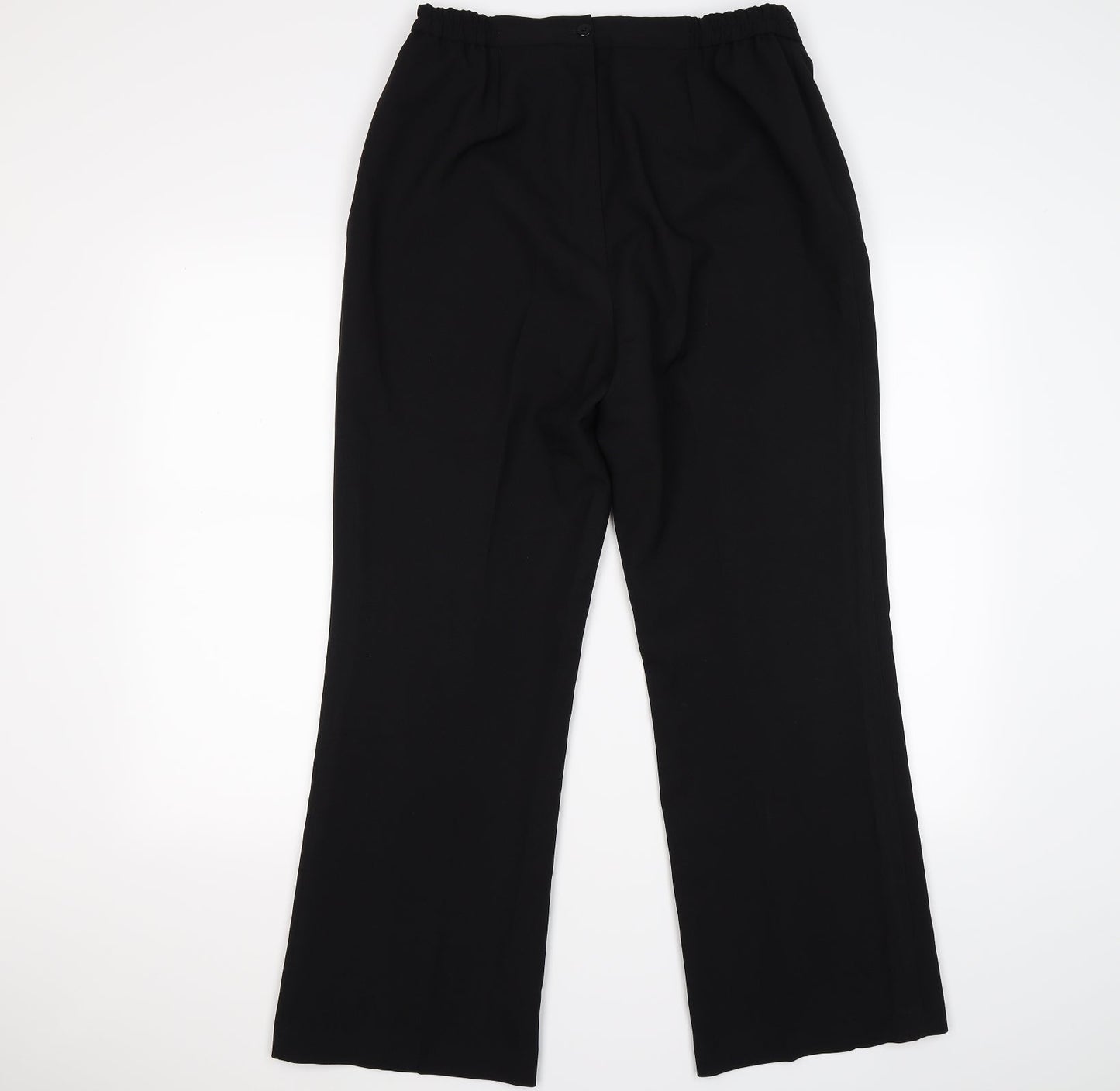 Classics Womens Black   Trousers  Size 14 L28 in - office work