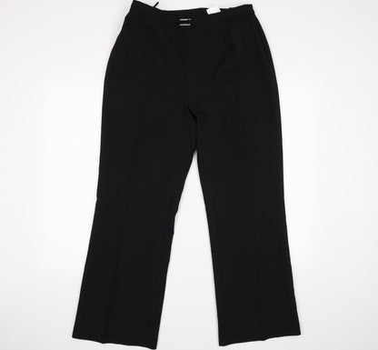 Classics Womens Black   Trousers  Size 14 L28 in - office work