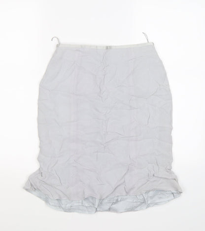 Womens UK Size 12 Preworn Flare Chiffon Skirt
