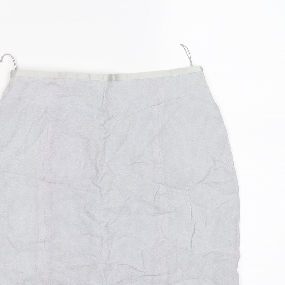 Womens UK Size 12 Preworn Flare Chiffon Skirt