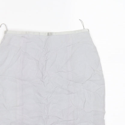 Womens UK Size 12 Preworn Flare Chiffon Skirt