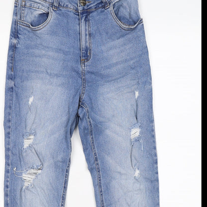 for me too Womens Blue  Denim Skinny Jeans Size 10 L25 in