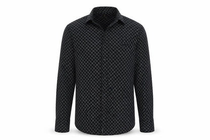 Mens UK Size M outrage Black  Button-Up Long Sleeve Casual Shirt