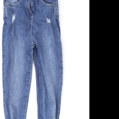 Matalan Girls Blue  Denim Skinny Jeans Size 9 Years