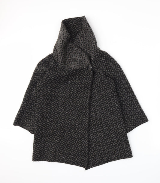 Ellen Tracy Womens Grey Argyle/Diamond Knit Pullover Jumper Size S