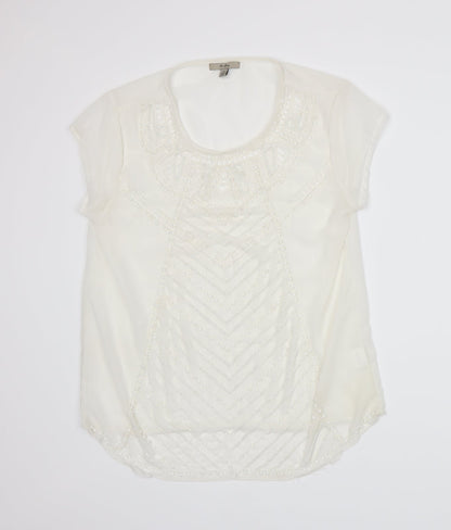 En Garde Womens White   Basic T-Shirt Size M