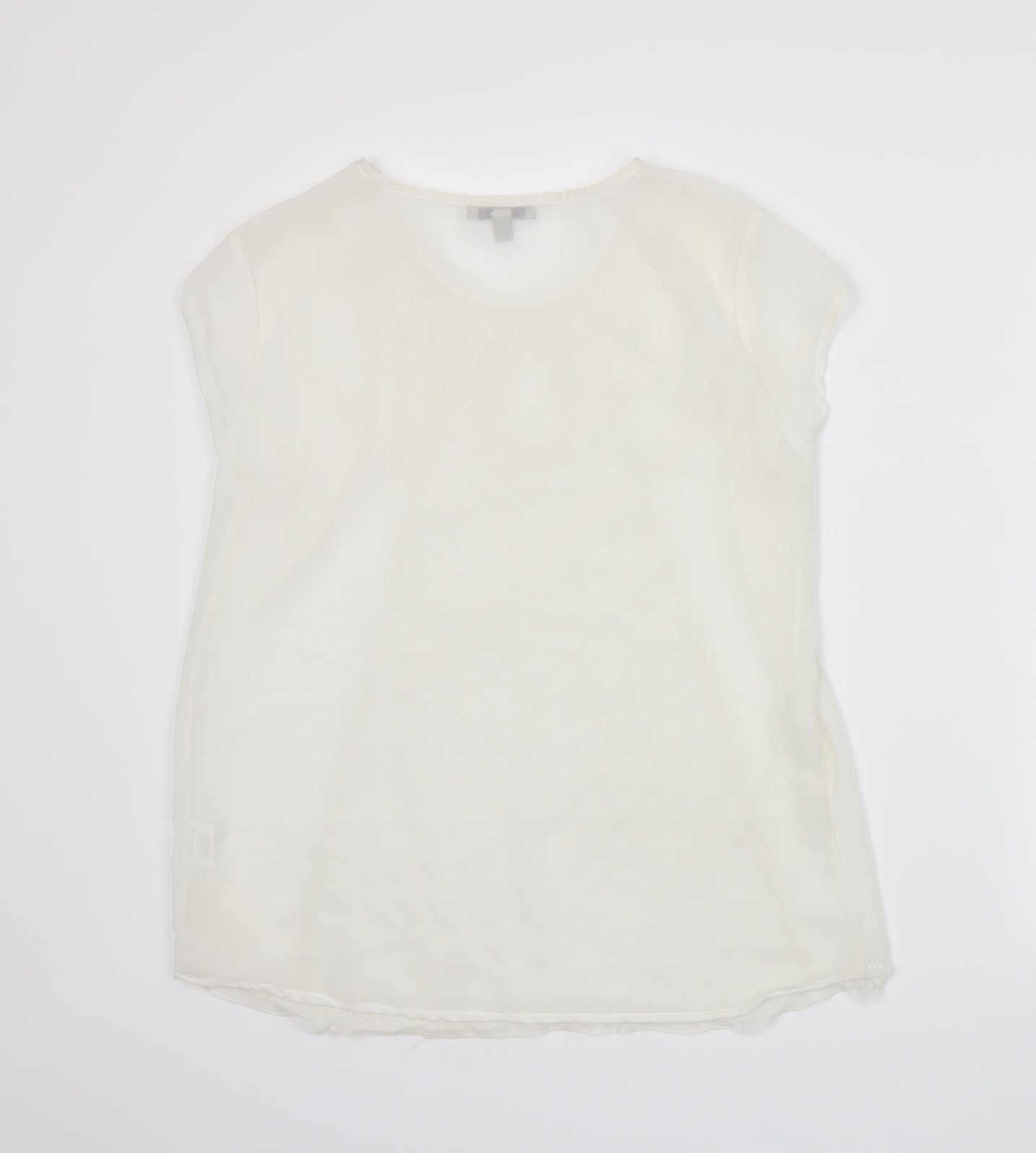 En Garde Womens White   Basic T-Shirt Size M