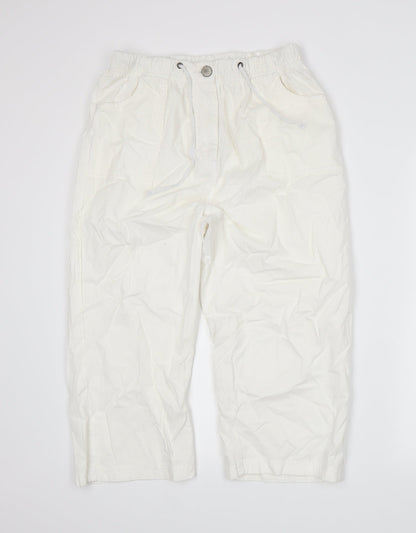 Womens UK Size 14 Anthology Regular Fit  White Trousers