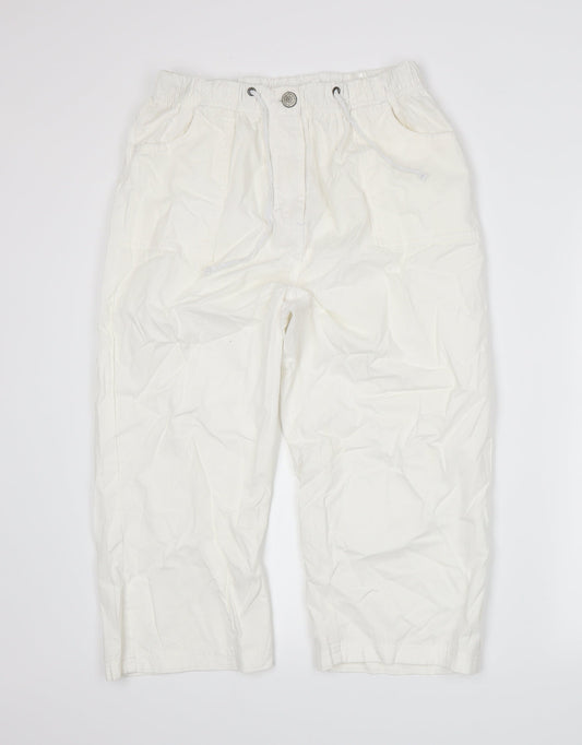 Anthology Womens White   Trousers  Size 14