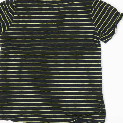 Tu Boys Blue Striped Jersey Basic T-Shirt Size 9 Years