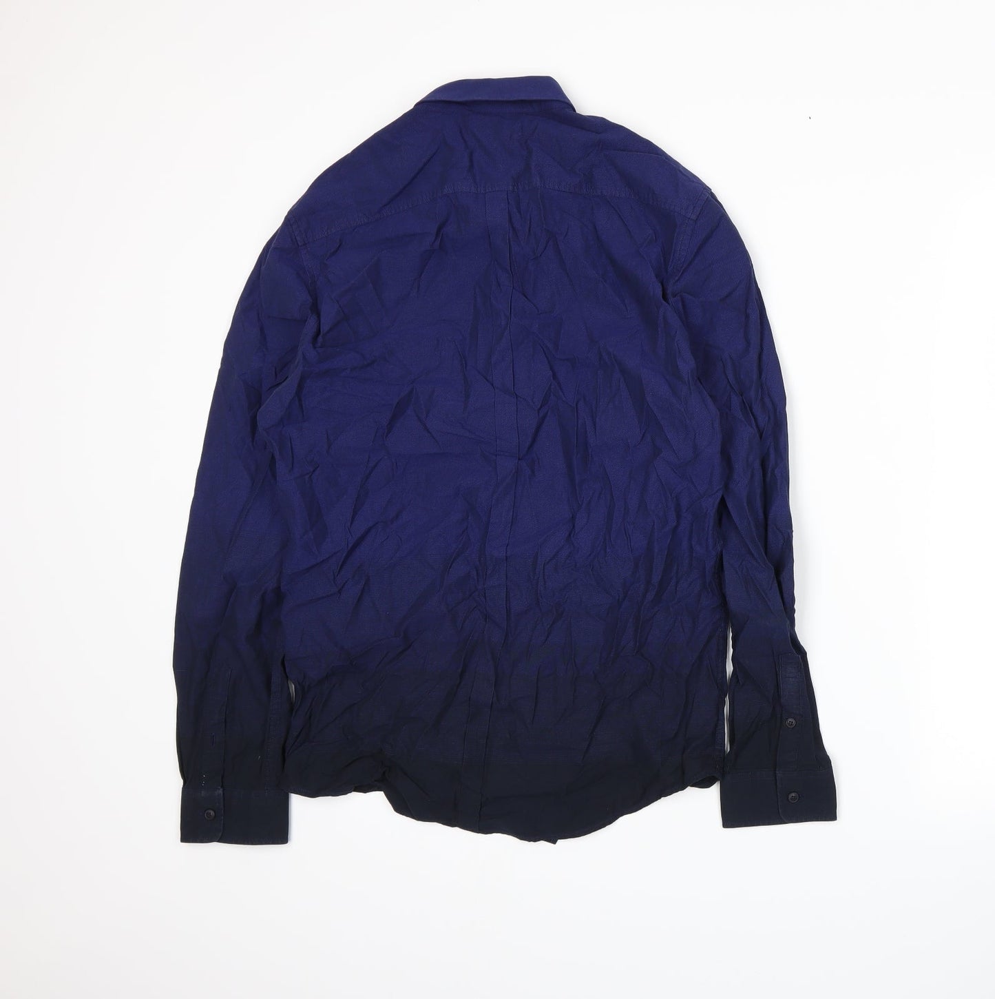 Seed Mens Blue    Button-Up Size S