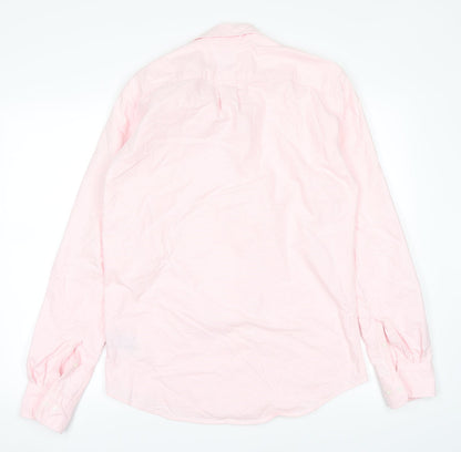 uni Mens Pink    Dress Shirt Size S