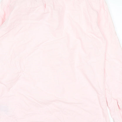 uni Mens Pink    Dress Shirt Size S