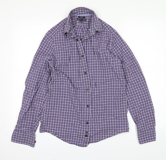 Agape Mens Purple    Dress Shirt Size XS