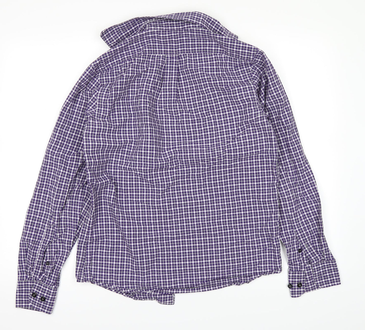 Agape Mens Purple    Dress Shirt Size XS