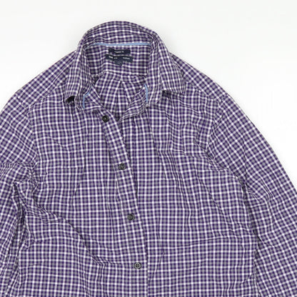 Agape Mens Purple    Dress Shirt Size XS