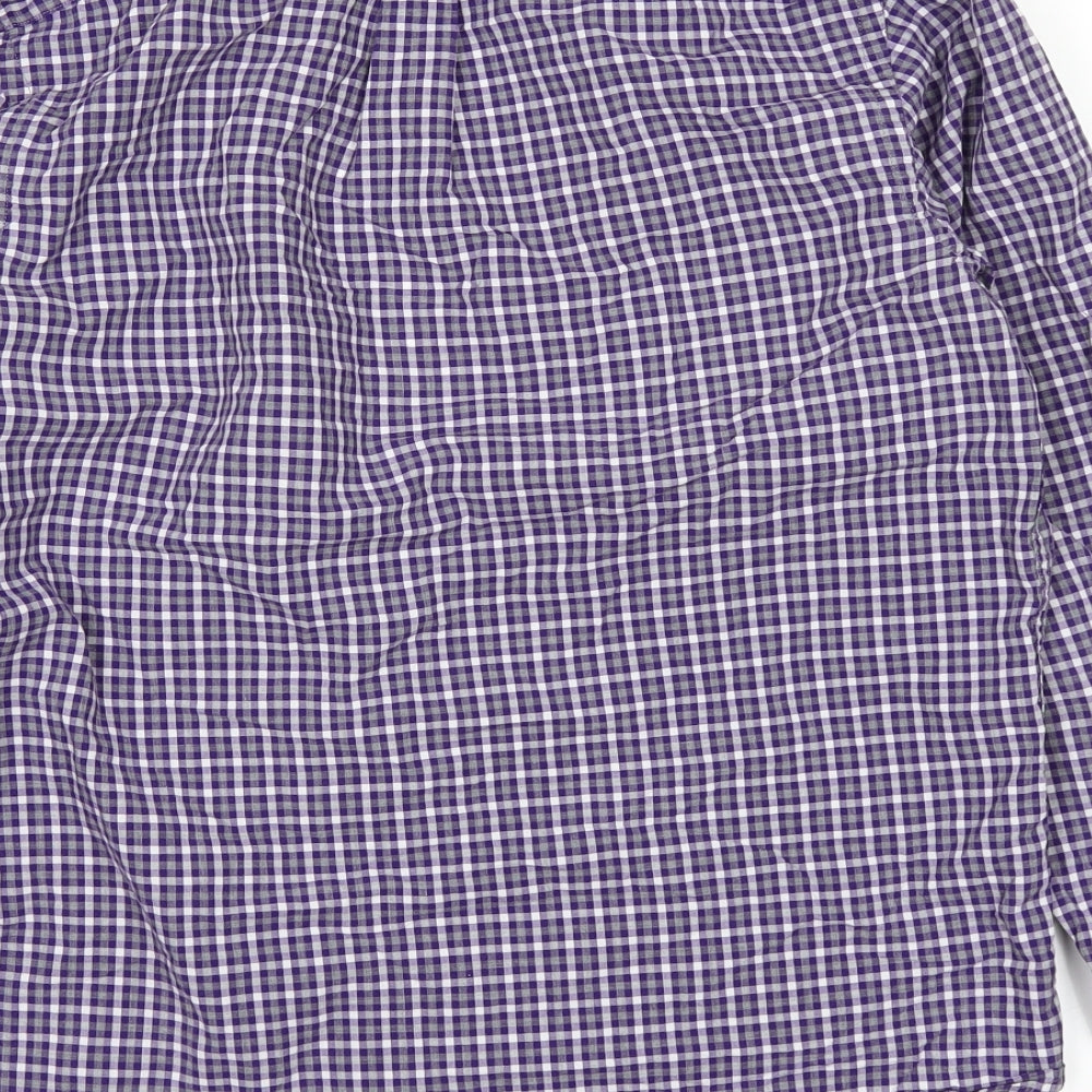 Agape Mens Purple    Dress Shirt Size XS