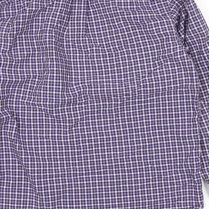 Agape Mens Purple    Dress Shirt Size XS
