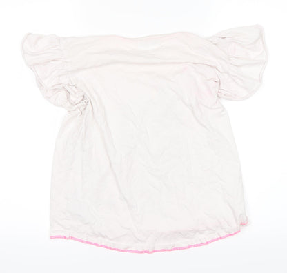 Marks and Spencer Girls White   Basic T-Shirt Size 12-13 Years