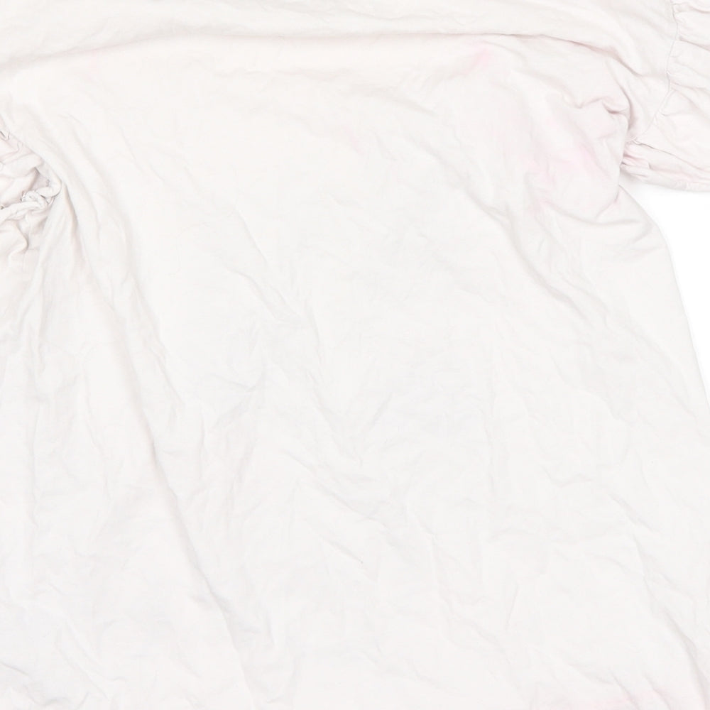 Marks and Spencer Girls White   Basic T-Shirt Size 12-13 Years