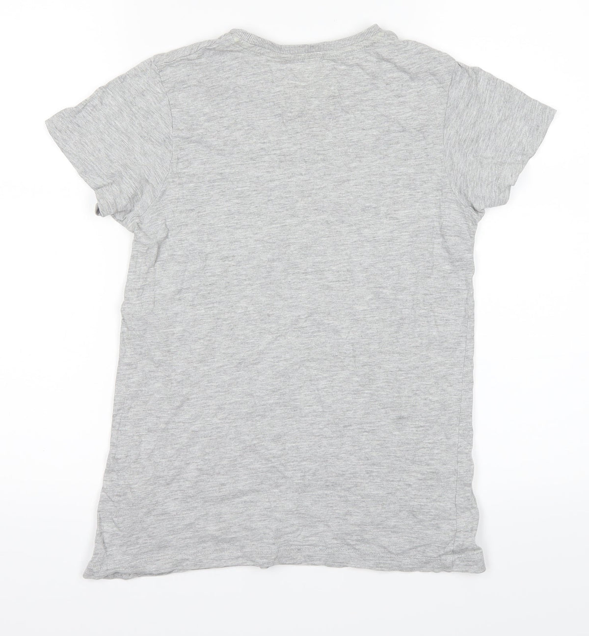 Preworn Boys Grey   Basic T-Shirt Size 10 Years