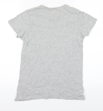 Preworn Boys Grey   Basic T-Shirt Size 10 Years